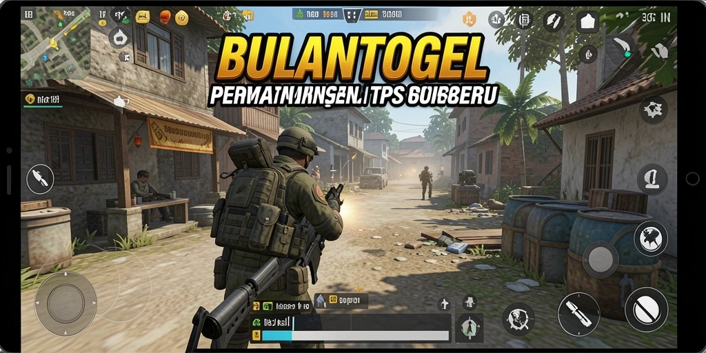 Screenshot dari gameplay seru di <strong>BULANTOGEL</strong>, menunjukkan aksi tembak-menembak.