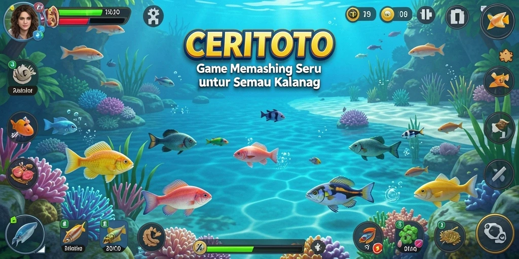 Tangkapan besar di CERITOTO saat memancing di laut.