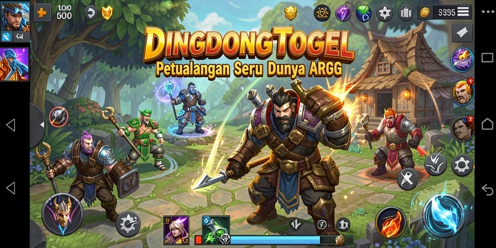 Screenshot DINGDONGTOGEL menunjukkan aksi mendebarkan dalam petualangan ARPG.