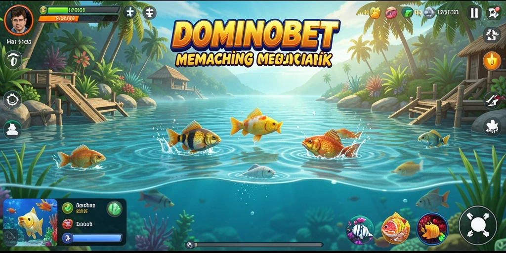 Tangkapan ikan besar dalam gameplay DOMINOBET yang menantang.