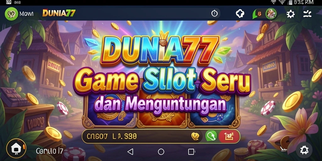 Gameplay menarik DUNIA77 dengan berbagai tema slot