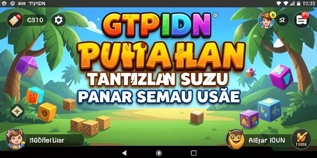 Screenshot utama GTPIDN dengan gameplay puzzle yang menarik.