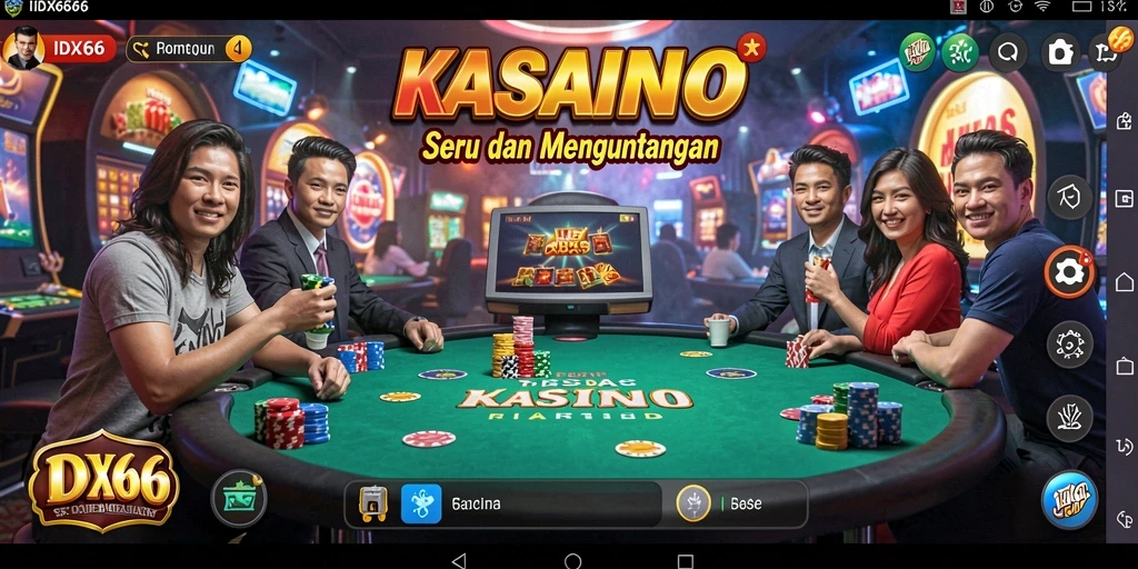 Gameplay seru dan menarik dari IDX66 dengan berbagai pilihan permainan Kasino.