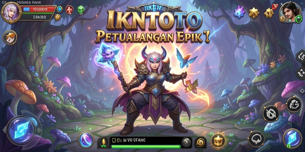 Tampilan gameplay RPG yang menarik dalam IKNTOTO.