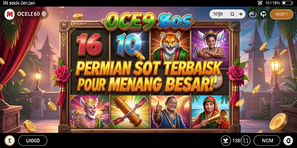 Tampilan gameplay OCE69 yang menarik dan penuh warna.
