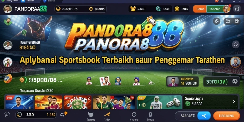 Tampilan gameplay menarik di aplikasi PANDORA88 untuk taruhan olahraga.