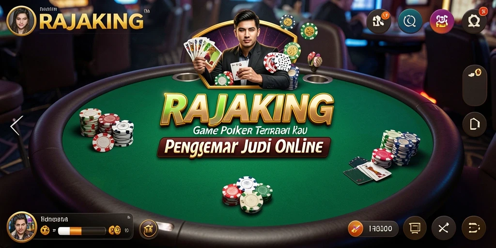 Tampilan gameplay seru dalam RAJAKING yang menarik.