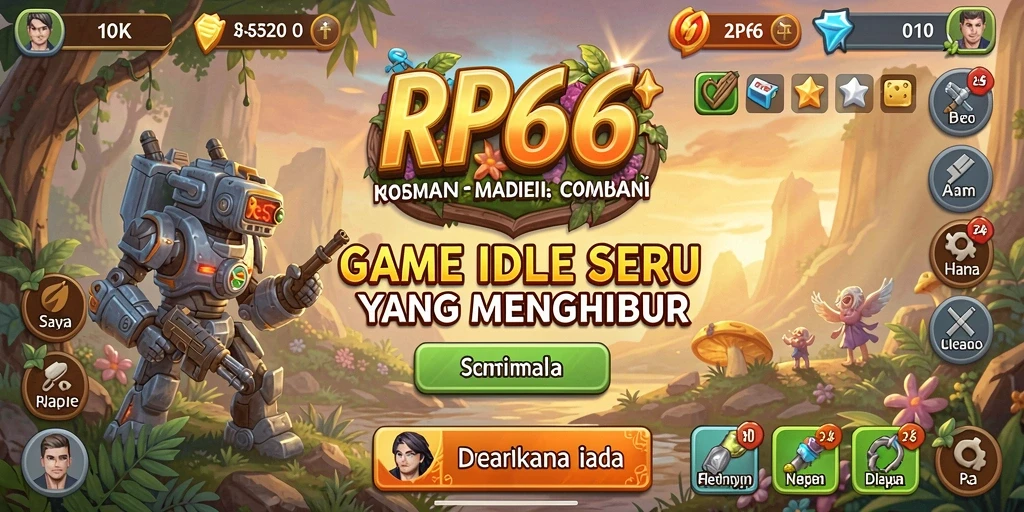 Tampilan gameplay <strong>RP66</strong> yang menarik dan interaktif dalam genre Idle.