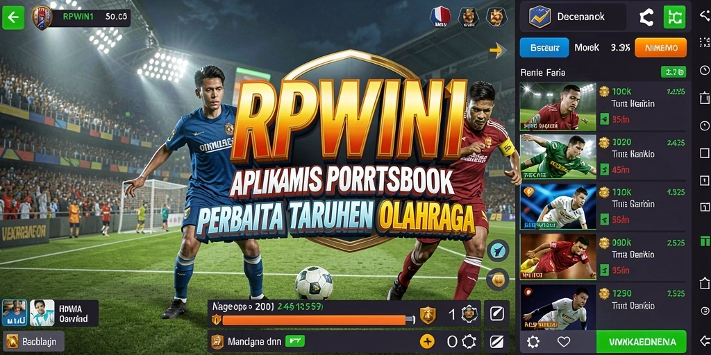 Tangkapan layar menampilkan antarmuka taruhan olahraga RPWIN1 yang menarik.